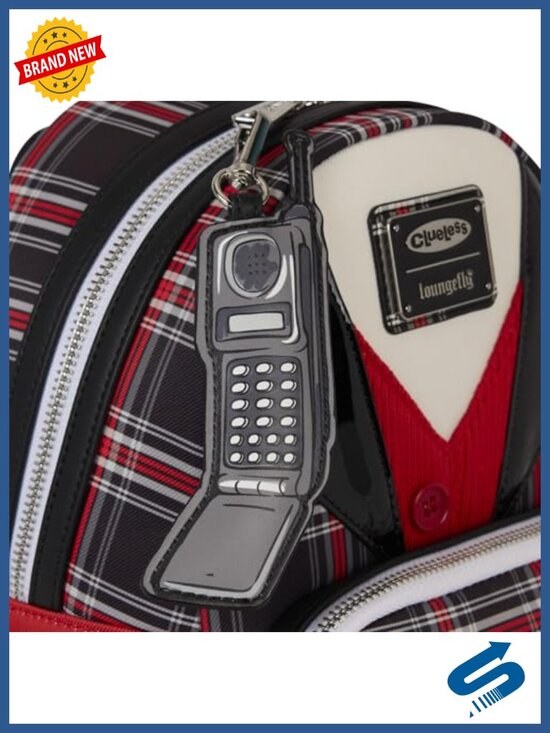 Faux Leather Mini Backpack with Adjustable Straps, Woven, Applique, Debossed main image 4